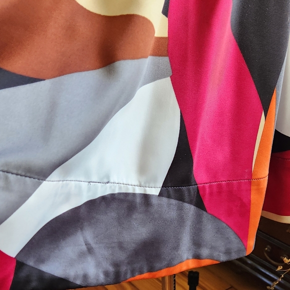 H&M pattern circle skirt with drop waist - Picture 3 of 10